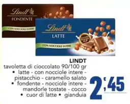 Gruppo di Palo Lindt tavoletta di cioccolato offerta