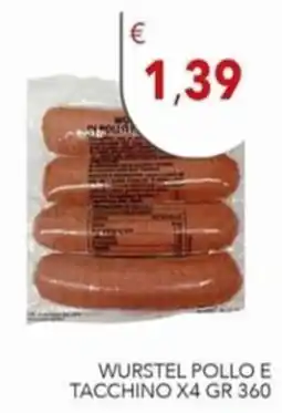 Diper Wurstel pollo e tacchino offerta