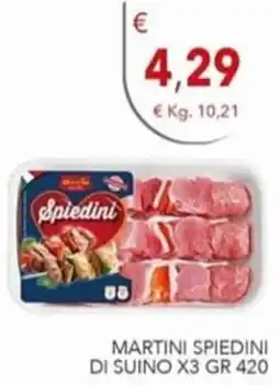 Diper Martini spiedini di suino offerta