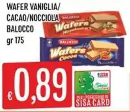 Sisa Wafers Balocco offerta