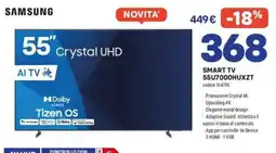 FreeShop Samsung 55" Crystal UHD offerta