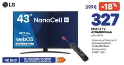FreeShop LG SMART TV 43" NanoCell AI offerta