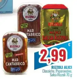 Paladini Otello Supermercato Rizzoli Alici Classiche, Peperoncino, Salsa Rizzoli offerta