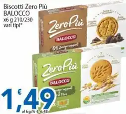 Sidis Biscotti Zero Più Balocco offerta