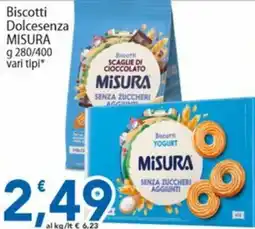 Sidis Biscotti Dolcesenza Misura offerta