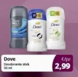 Prodet Dove Deodorante stick offerta