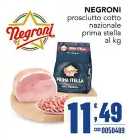 Gruppo di Palo Negroni prosciutto cotto nazionale prima stella offerta