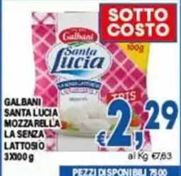 DEM Galbani Santa Lucia Mozzarella La Senza Lattosio offerta
