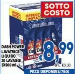 DEM Dash Power lavatrice liquido offerta