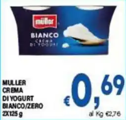 DEM Muller crema di yogurt bianco/zero offerta