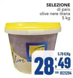 Gruppo di Palo Selezione di palo olive nere italane offerta