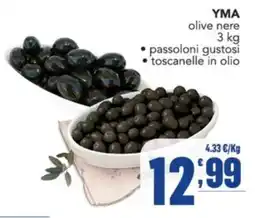 Gruppo di Palo YMA olive nere offerta