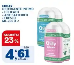 Sigma Chilly detergente intimo delicato offerta