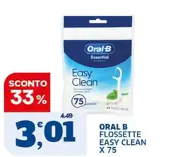 Sigma Oral B Flossette Easy Clean offerta