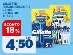 Sigma Gillette Rasoi Sensor 3 offerta