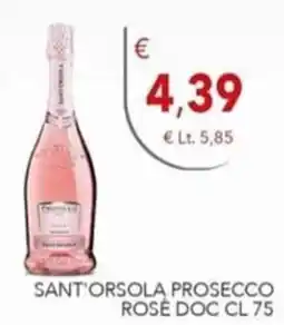 Diper Sant'Orsola Prosecco Rosé DOC offerta