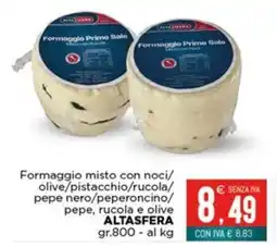 Altasfera Formaggio Primo Sale offerta