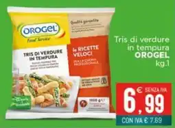 Altasfera Tris di verdure in tempura OROGEL offerta