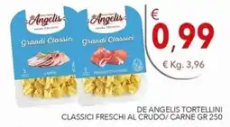 Diper De Angelis tortellini classici freschi al crudo/carne offerta