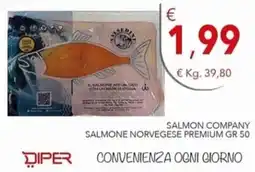 Diper Salmon Company Salmone Norvegese Premium offerta