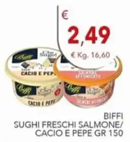 Diper Biffi sughi freschi salmone/cacio e pepe offerta