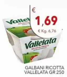 Diper Galbani ricotta Vallelata offerta