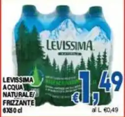DEM Levissima acqua naturale frizzante offerta