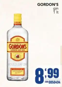 Gruppo di Palo Gordon's gin offerta