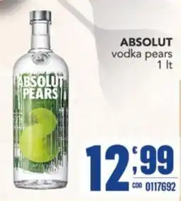 Gruppo di Palo Absolut vodka pears offerta