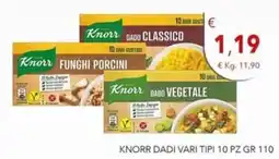 Diper Knorr Dadi Vari Tipi offerta