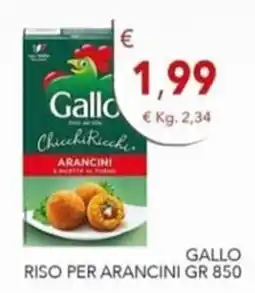 Diper Gallo riso per arancini offerta