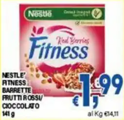 DEM Nestlé Fitness Barrette Frutti Rossi/Cioccolato offerta