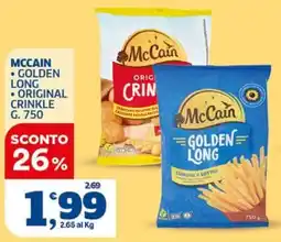 Sigma McCain Golden Long offerta
