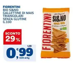Sigma Fiorentini gallettine di mais triangolari senza glutine offerta
