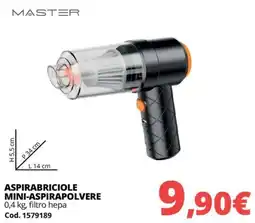 Brico Io Master aspirabriciole mini-aspirapolvere offerta