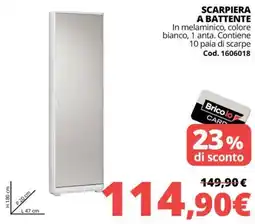 Brico Io Scarpiera a battente offerta