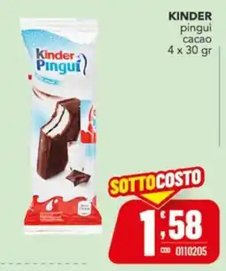 Gruppo di Palo Kinder Pinguì cacao offerta