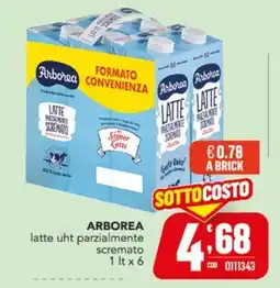Gruppo di Palo Arborea latte uht parzialmente scremato offerta