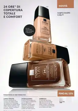 Avon Fondotinta 24-ore Power Stay offerta