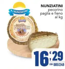 Gruppo di Palo A. Nunziatini pecorino paglia e fieno offerta