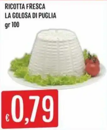 Ricotta fresca la golosa di Puglia