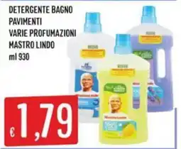 Sisa Detergente bagno pavimenti Mastro Lindo offerta