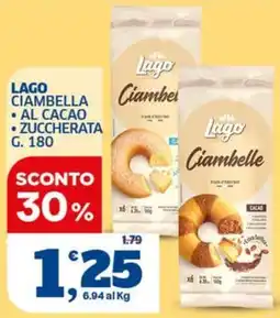 Sigma Lago Ciambelle al cacao offerta