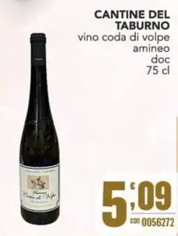 Gruppo di Palo Cantine del Taburno vino coda di volpe amineo offerta
