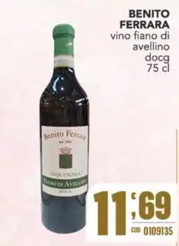 Gruppo di Palo Benito Ferrara vino fiano di avellino docg offerta
