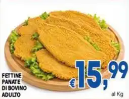 DEM Fettine panate di bovino adulto offerta