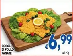 DEM Cosce di pollo panate offerta
