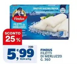 Sigma Findus filetti di merluzzo offerta