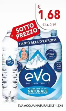 Diper Eva acqua naturale offerta