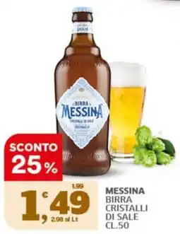 Sigma Messina birra cristalli di sale offerta